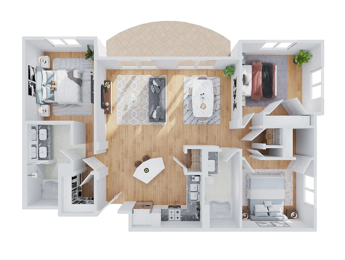 Floor plan D400