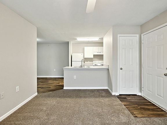 Spacious living rooms