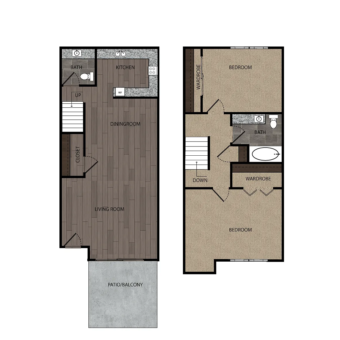 Floor plan Manhattan