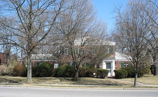 all brick Georgian colonial