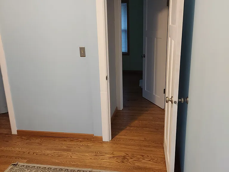 1st bedroom - view to hall
