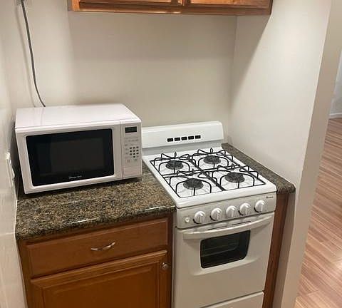 Kitchen - Stove and Microwave