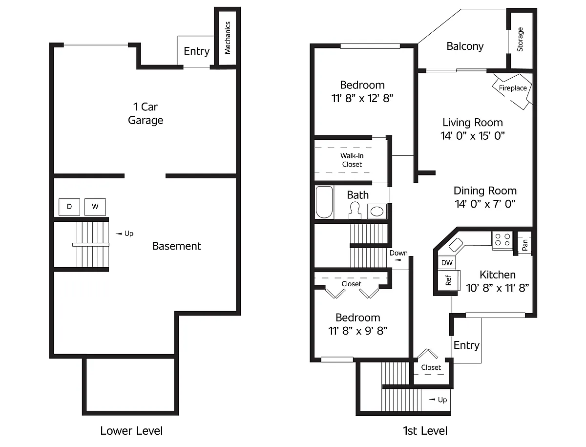 Floor plan The Oak