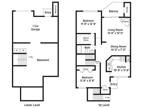 Floor plan The Oak