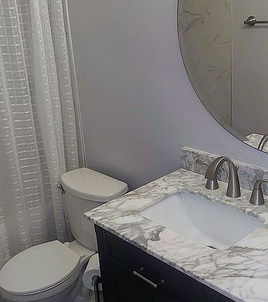 master bath newly renovated