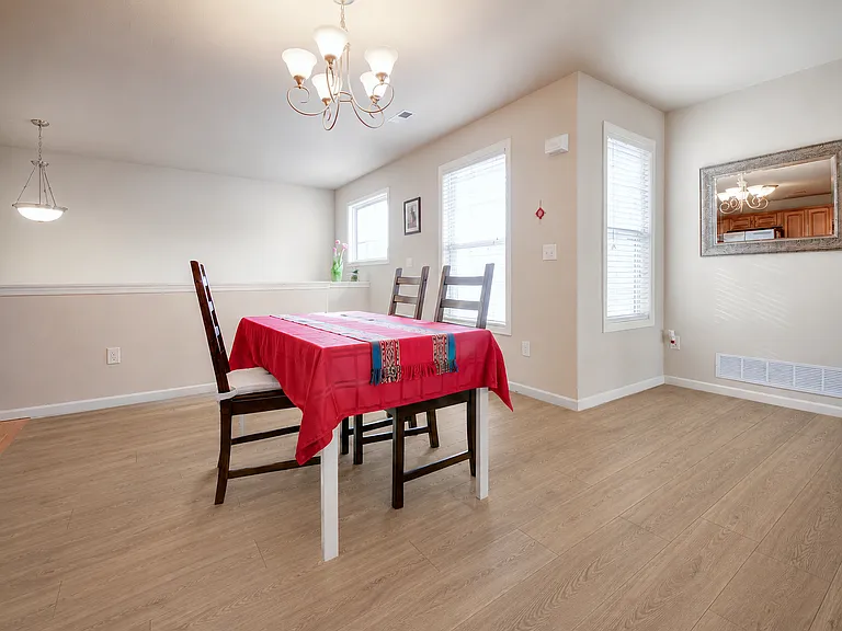 Render of floor upgrade - what to expect for move in