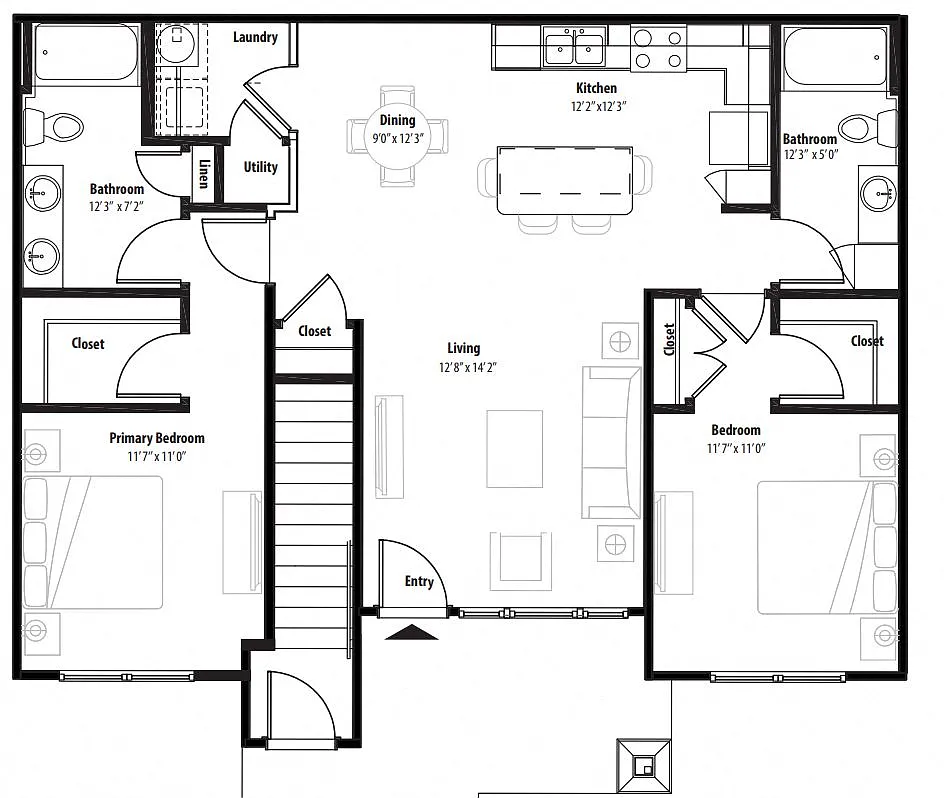 Floor plan B2