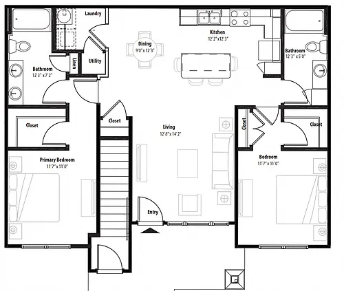 Floor plan B2