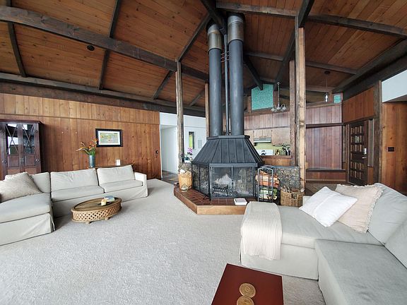 Living Room with Cozy Fireplace