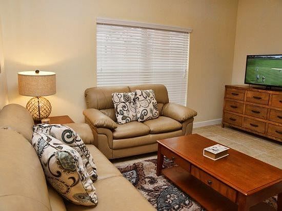 Living Area with Flat Screen TV