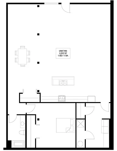 Floor plan The Bodega