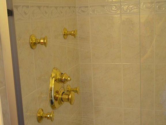 Shower in Master Bathroom