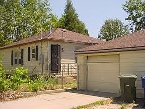 Back side and garage