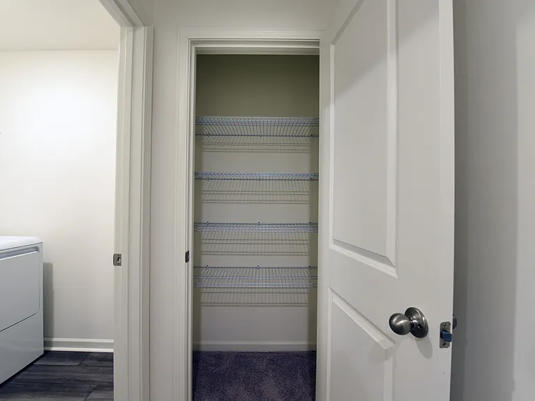 Linen Closet and Laundry room