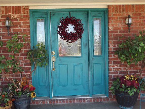 Freshly Painted Door