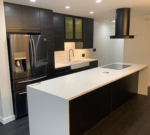 Upgraded kitchen.