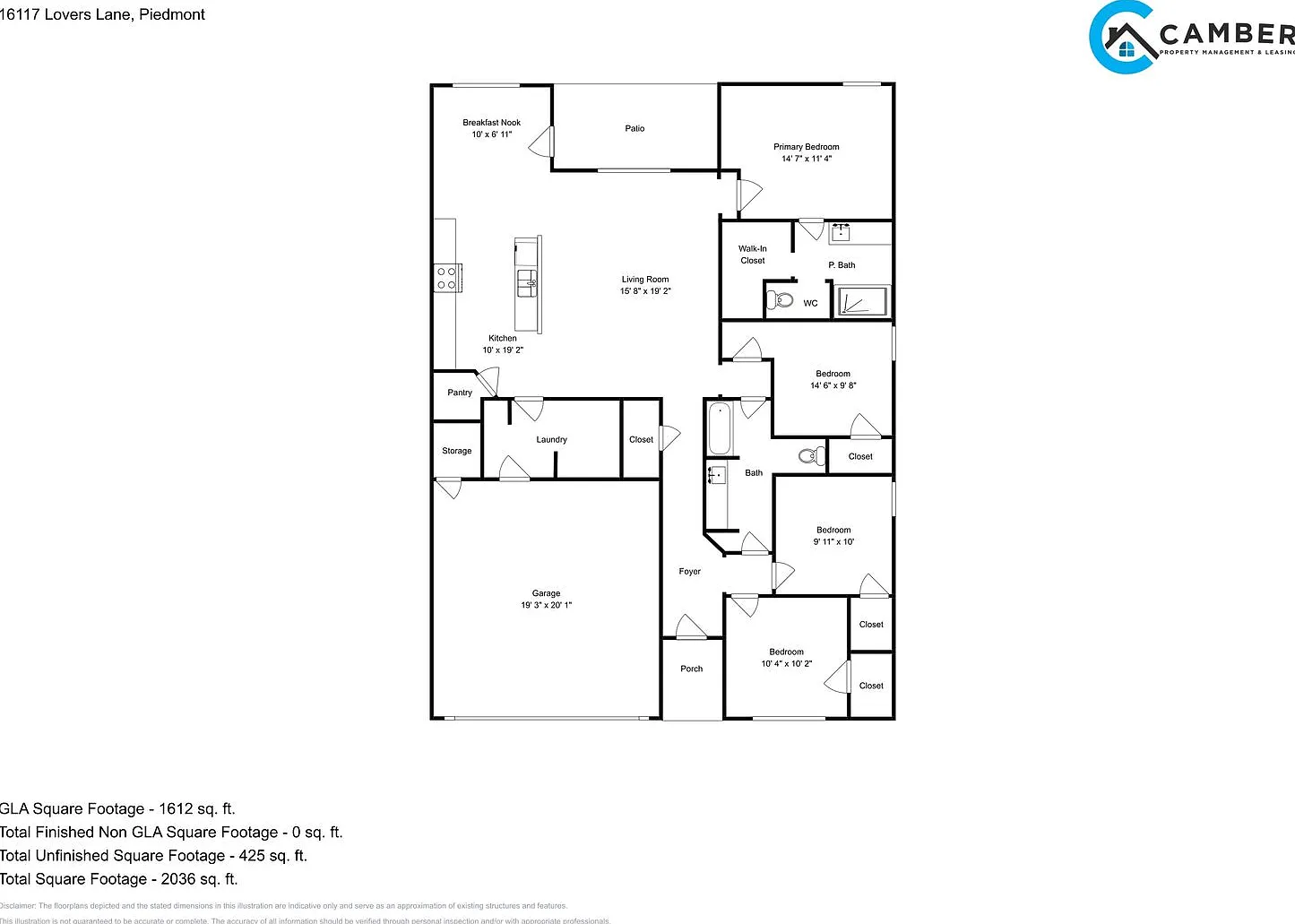 Brand New 4 Bedroom 2 Bathroom Home In Piedmont Schools With Neighborhood Park — Photo 2