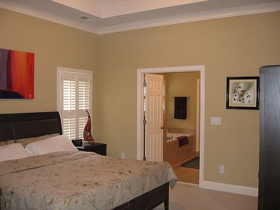 Trey Ceiling in the Master Bedroom