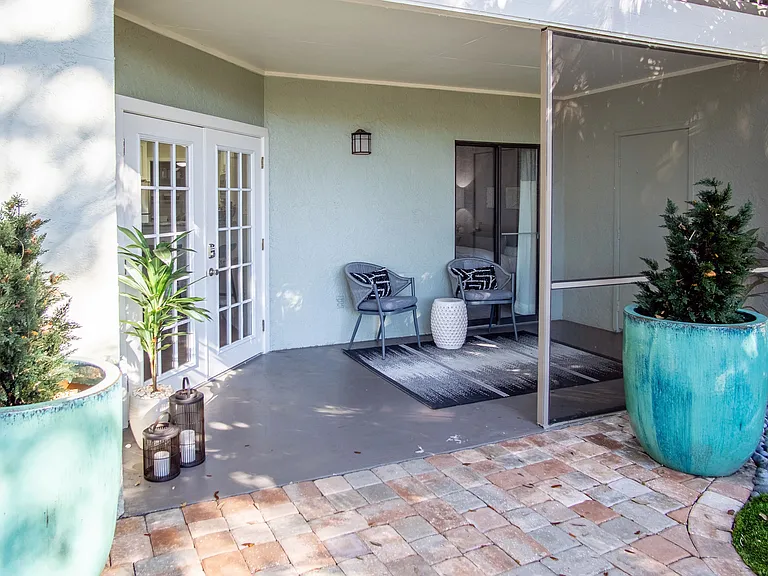 Unwind in your private sanctuary the screened-in lanai.
