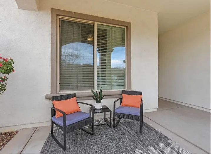 A charming porch made for slow mornings and sunset chats.