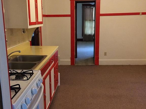 Kitchen looking into the living room.