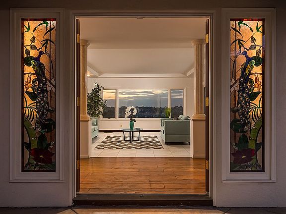 Double door entry. VIEWS!!