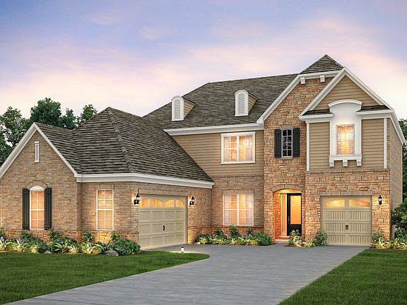 Gatefield Exterior 6 features Brick, Stone, Siding and Covered Front Porch
