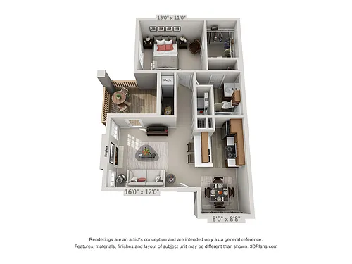 Floor plan Edelweiss Deluxe