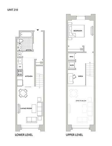 Floor plan 1 Bedroom Loft