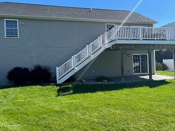 Backyard attached Deck