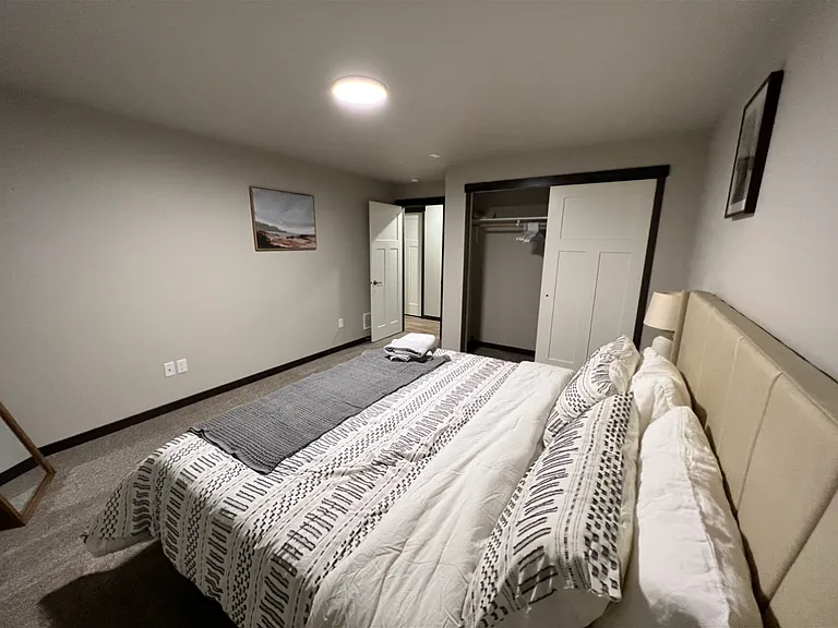 One of two bedroom on lower level