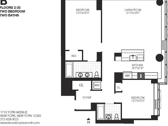 2nd image of 1113 York Ave APT 24B