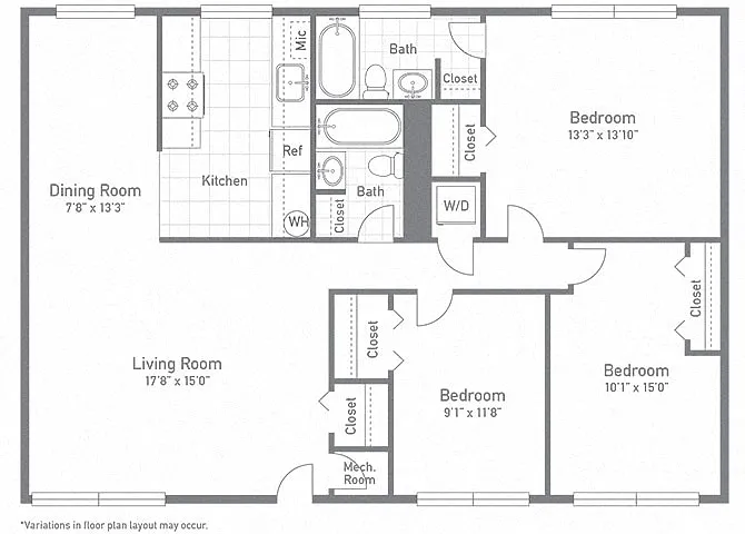 Floor plan Eisenhower