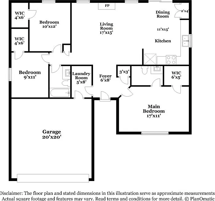 3 bed, 2.0 bath, 1200 sqft, $1,805 — Photo 2