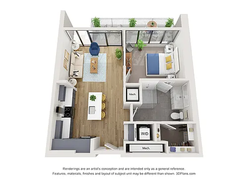 Floor plan A3b