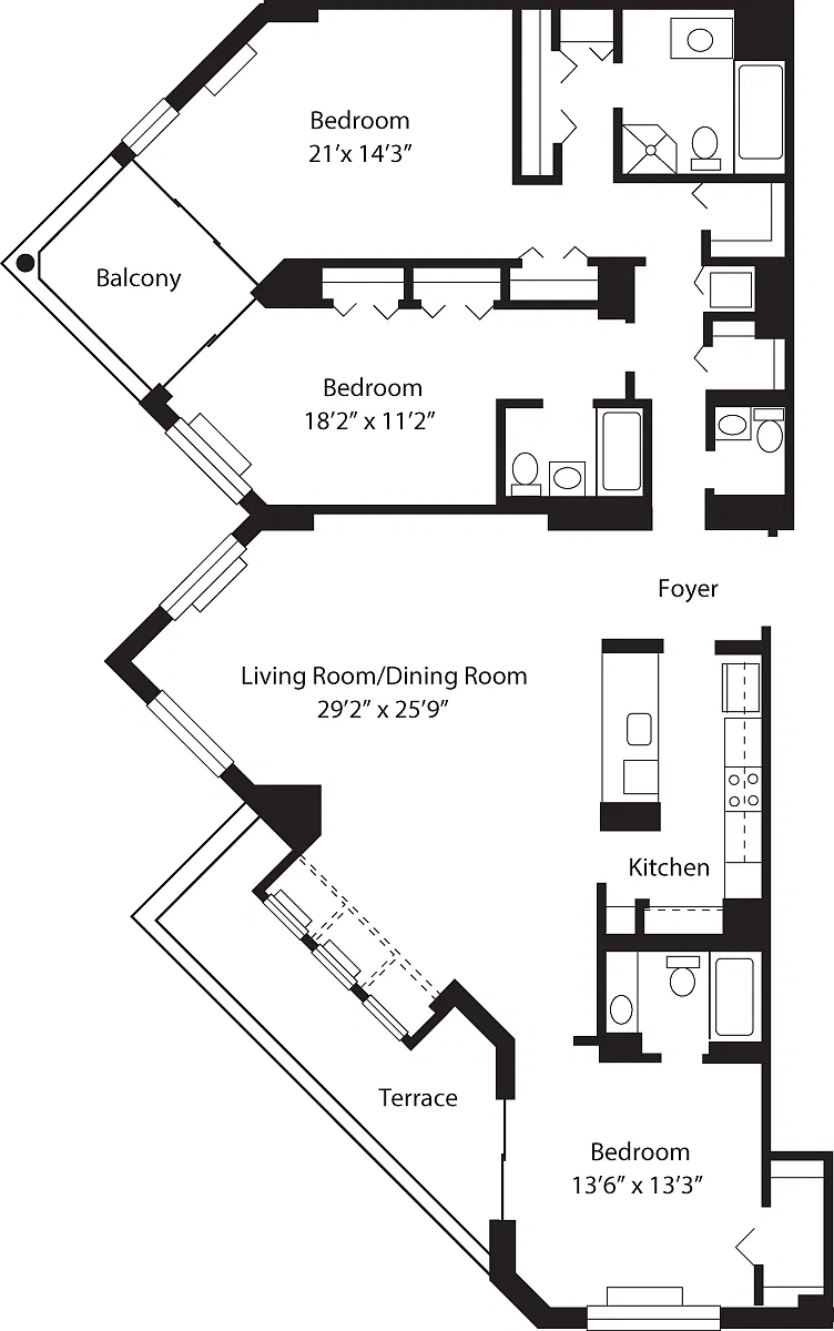 Floor plan GP, HP & PC