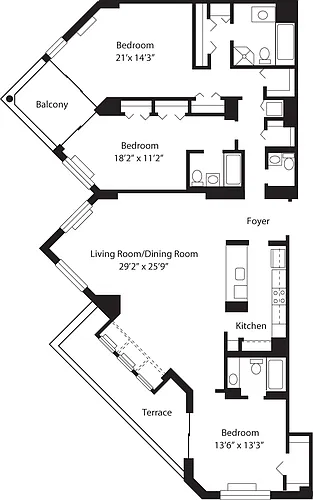 Floor plan GP, HP & PC