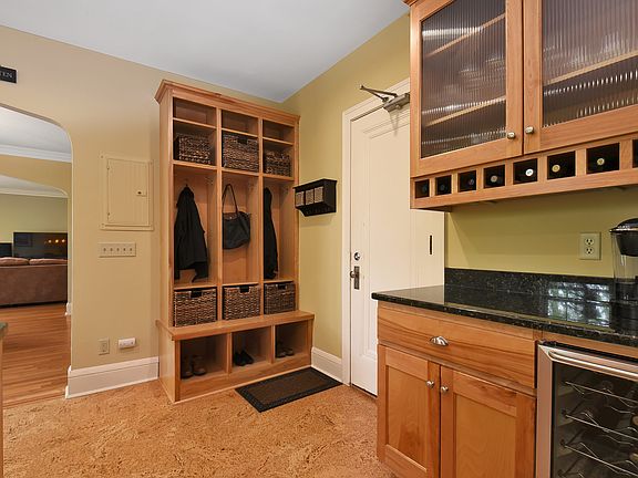 Built-in coat closet