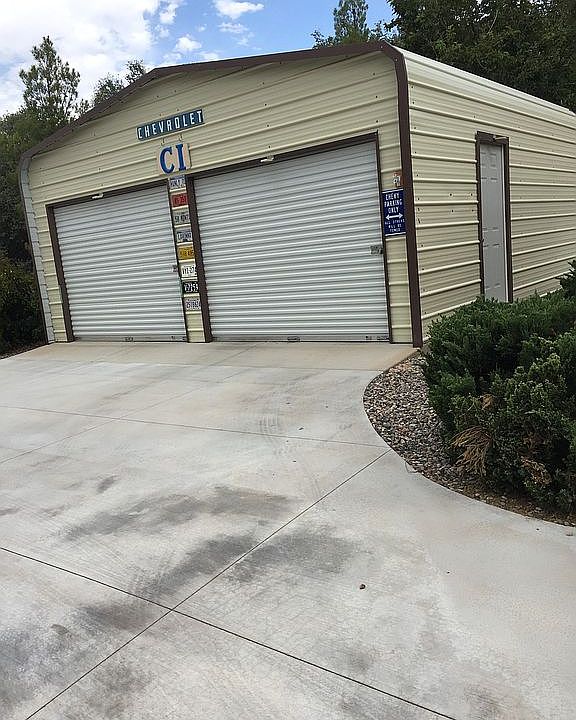Newer detached garage