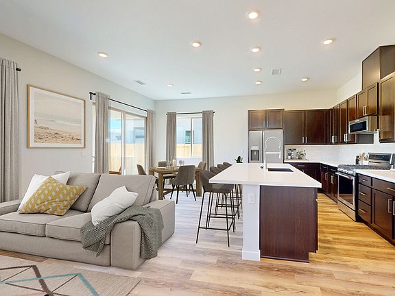 Great Room, Kitchen, and Dining Area