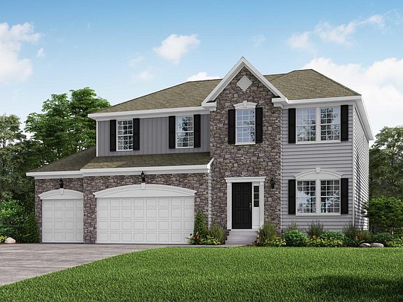 Elevation H Opt Partial Stone Front