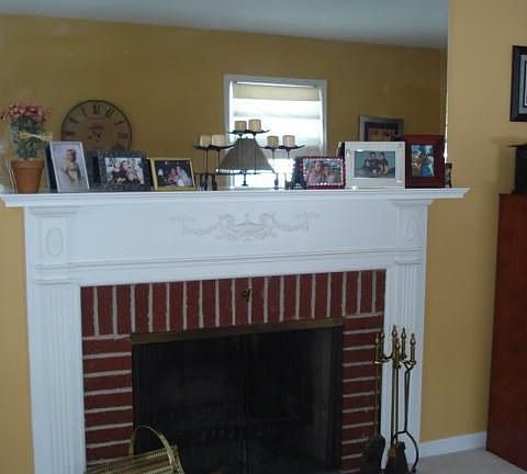 Fireplace and mantle