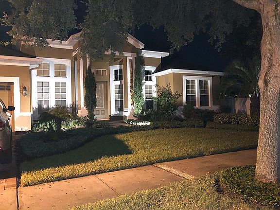 Front elevation evening