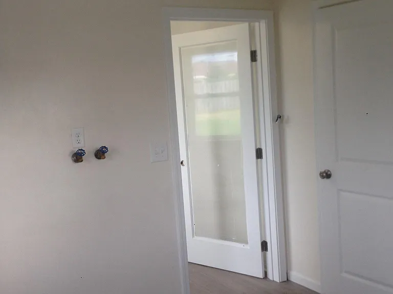 looking from laundry to kitchen