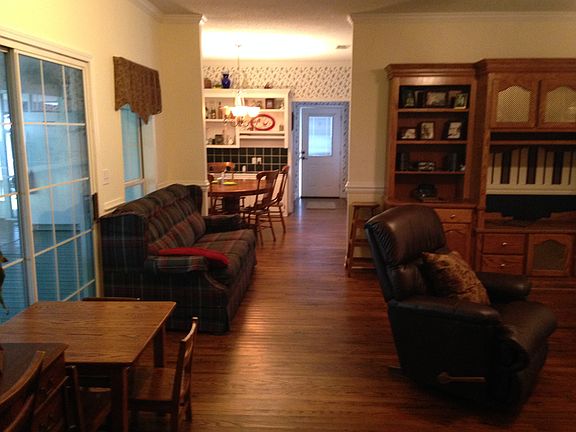 Great room to dining area