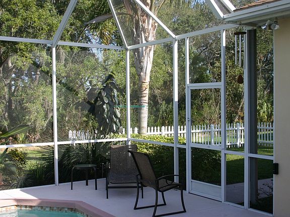 View from Living Rm. to Rear