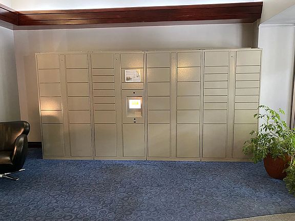 Locker Hub In Main Lobby