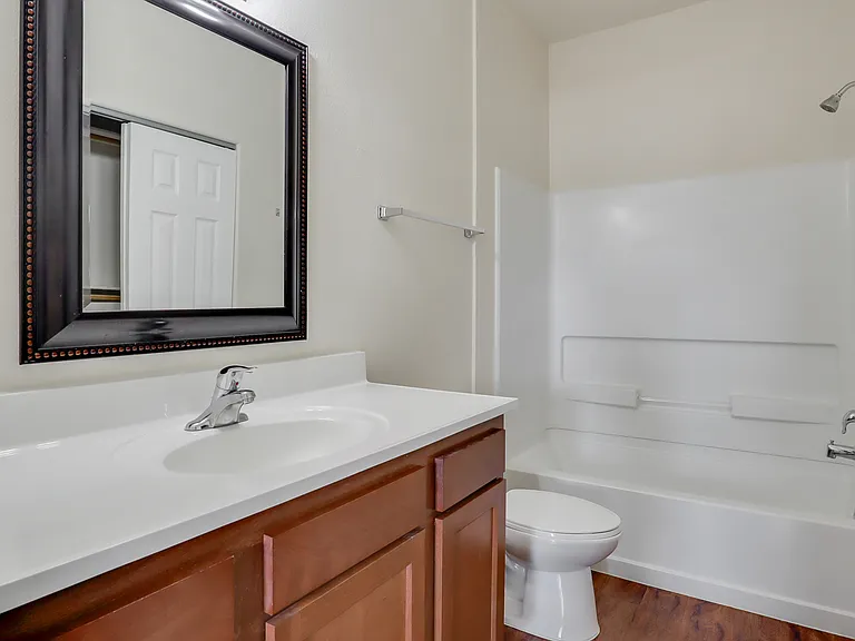 Unit 310, full bathroom with tub