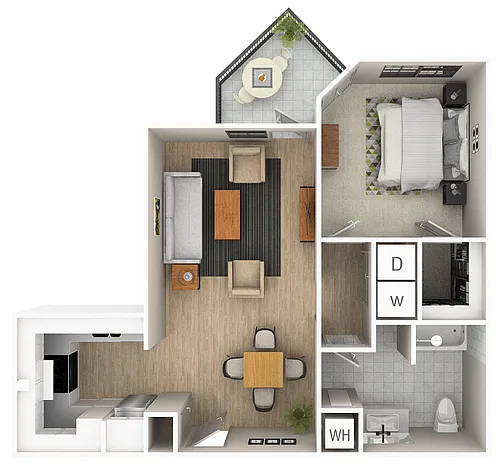 Floor plan 1C
