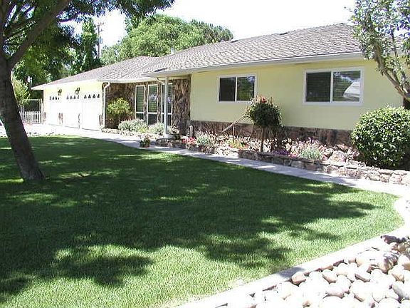 Large gated front yard